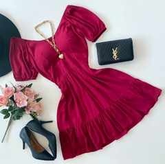 Vestido Marsala