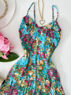 Vestido midi floral - comprar online