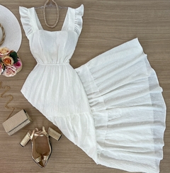 Vestido longo Yasmin Off White