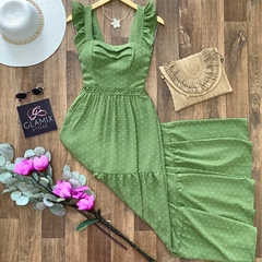 Vestido longo Yasmin verde