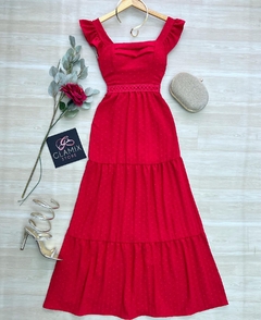 Vestido longo Yasmin vermelho (cópia)