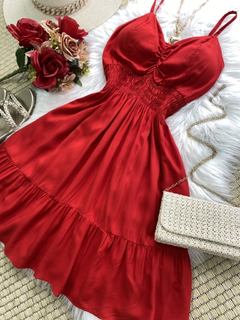 Vestido Lastex vermelho - buy online