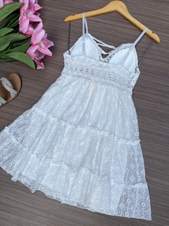 Vestido Bia branco COD515 - comprar online