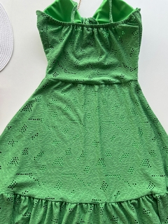 Vestido Laise verde na internet