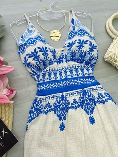 Vestido Marrocos azul - comprar online