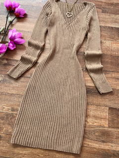 Vestido canelado tricot (cópia) on internet
