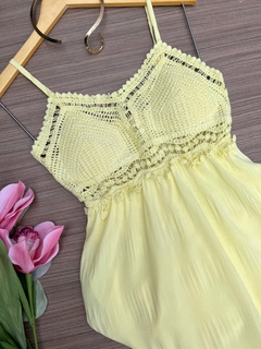 Vestido Bárbara longo amarelo COD516 - comprar online
