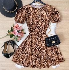 Vestido animal print