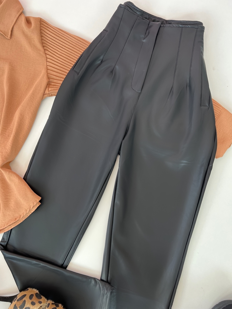 Calça courino Zara - Comprar em Glamix