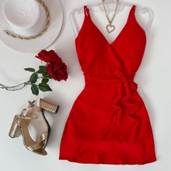 Vestido Mari Vermelho na internet