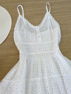 Vestido Laise branco - comprar online
