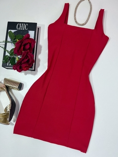 Vestido tubinho vermelho - comprar online