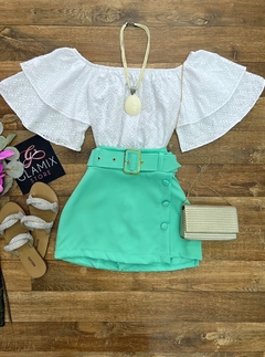 Cropped laise branco