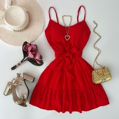 Vestido Isa vermelho