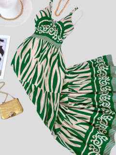 Vestido longo Verde - comprar online