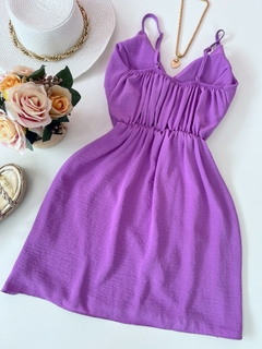 Vestido Mari lilás - comprar online