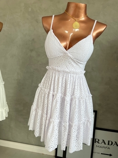 Vestido laise branco na internet