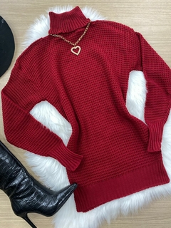 Mini vest tricot gola - comprar online