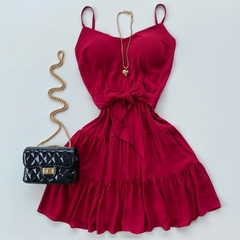 Vestido Isa marsala