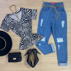 Blusa zebra