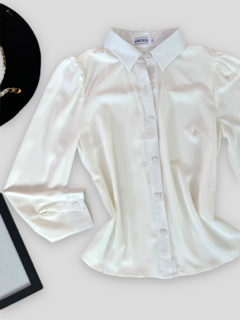 Camisa Branca crepe de seda - loja online