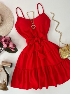 Vestido Isa vermelho - comprar online