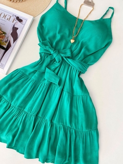 Vestido Isa Verde Bandeira - comprar online