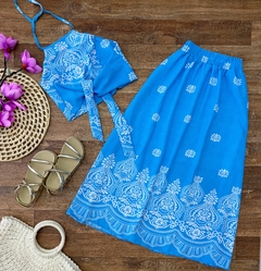 Conjunto Marrocos azul - comprar online