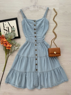 Imagem do Vestido midi Jeans botões