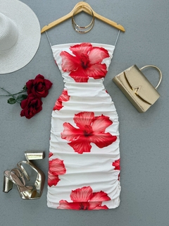 Vestido midi flor