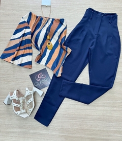 Calça Zara azul marinho