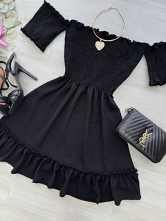 Vestido lastex preto - comprar online