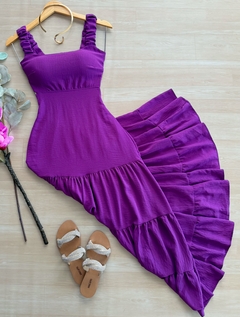 Vestido máxi midi