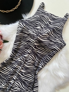 Vestido MIDI zebra - comprar online