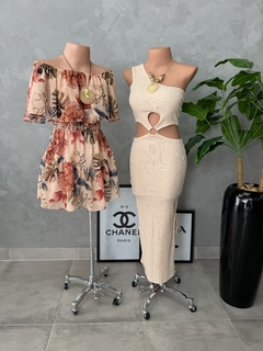 Vestido midi Canelado premium - (cópia) - online store