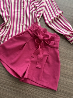 Shorts linho clochard pink - comprar online