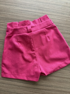 Shorts linho clochard pink na internet