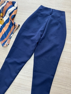 Calça Zara azul marinho - comprar online