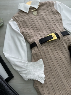 Image of Conjunto colete, camisa e cinto (cópia)