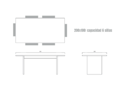 URBANA MACIZA COMEDOR - Estudio V