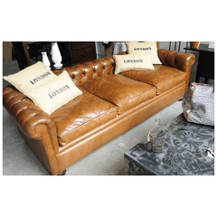 SILLON CHESTER EN CUERO - comprar online