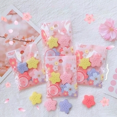 sakura colores flores goma de borrar - tienda online