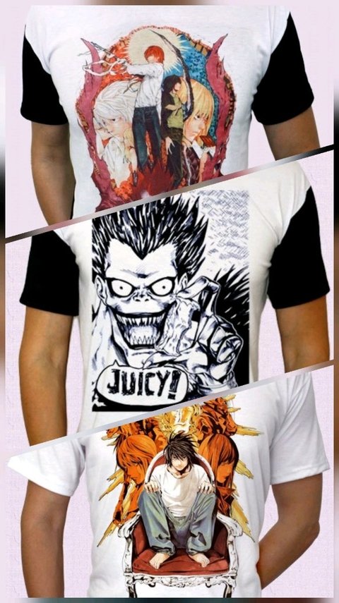 DEATH NOTE remeras