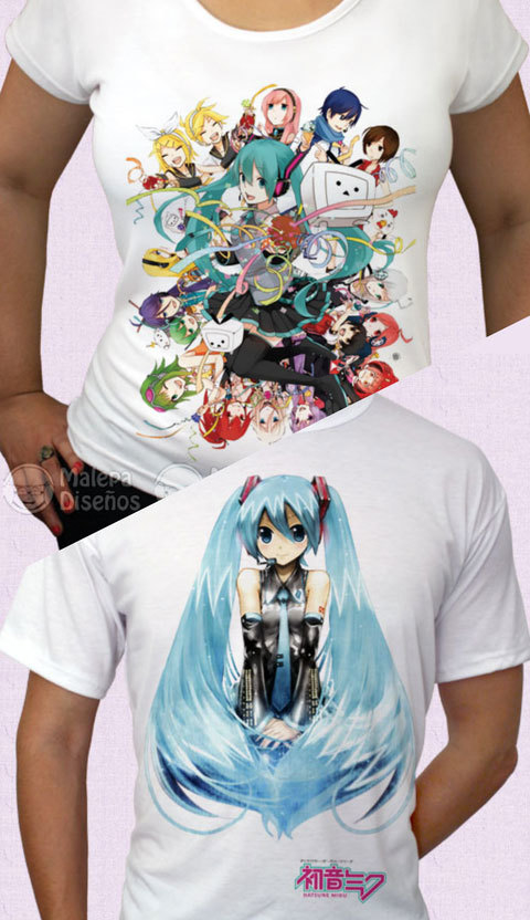 VOCALOID remeras