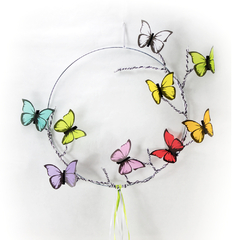 "Rainbow" Aro de mariposas - tienda online
