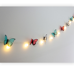 Guirnalda con Aro de luces y Mariposas VARIOS COLORES - tienda online