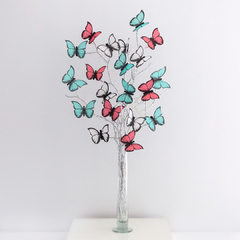 Aro de Mariposas LOVE y Mariposas en flor, varios colores - tienda online