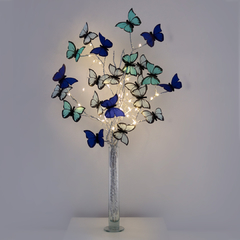 Aro de Mariposas LOVE y Mariposas en flor, varios colores - comprar online