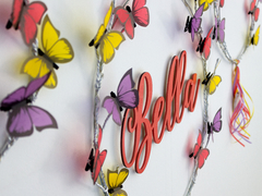 Set de 3 Aros de mariposas Deco Fiestas - Baby Shower - Habitacion infantil - tienda online