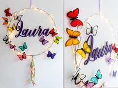 Imagen de Set de 3 Aros de mariposas Deco Fiestas - Baby Shower - Habitacion infantil